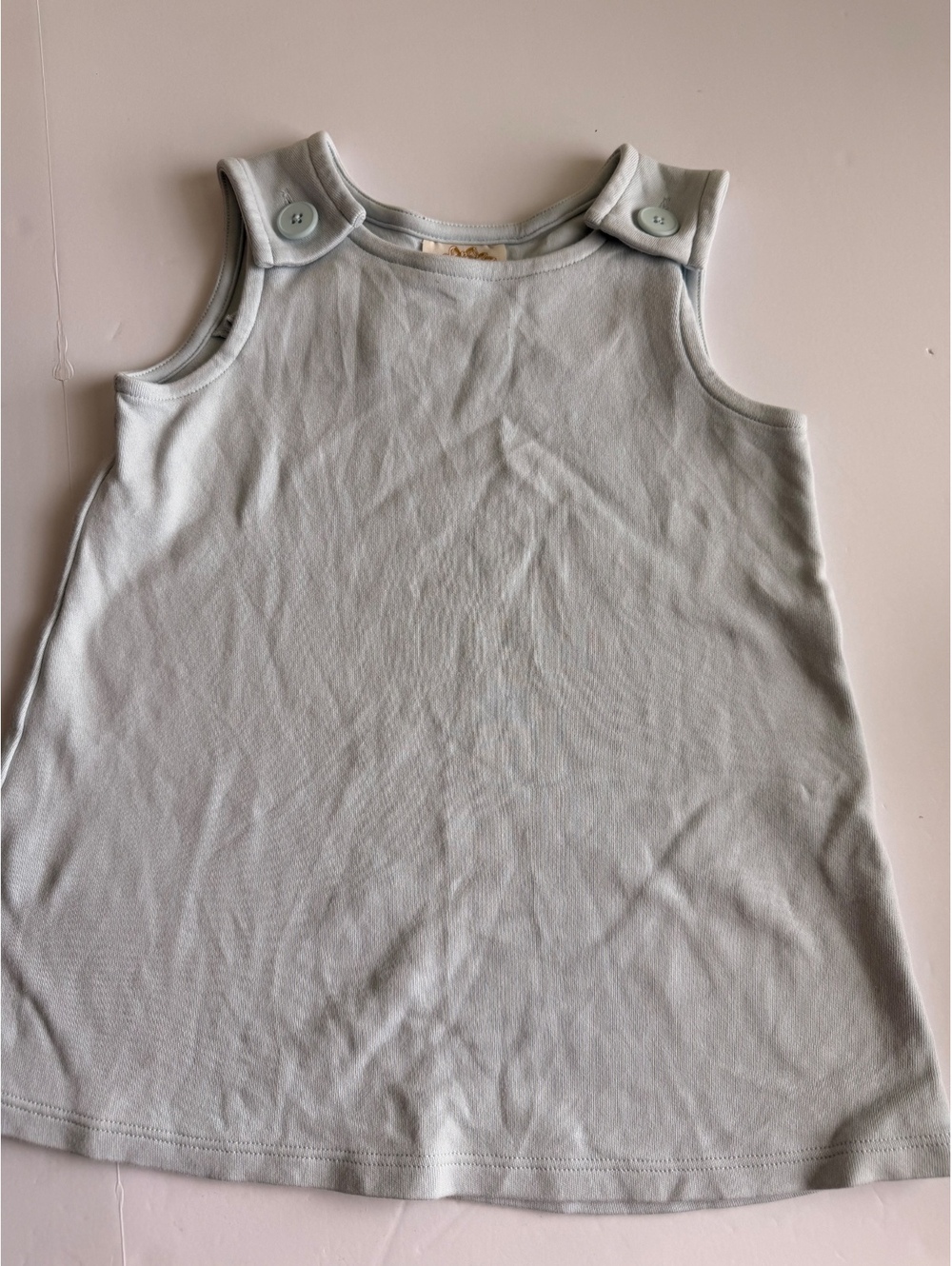 The Beaufort Bonnet Company Light Blue Pima Cotton Dress 4T